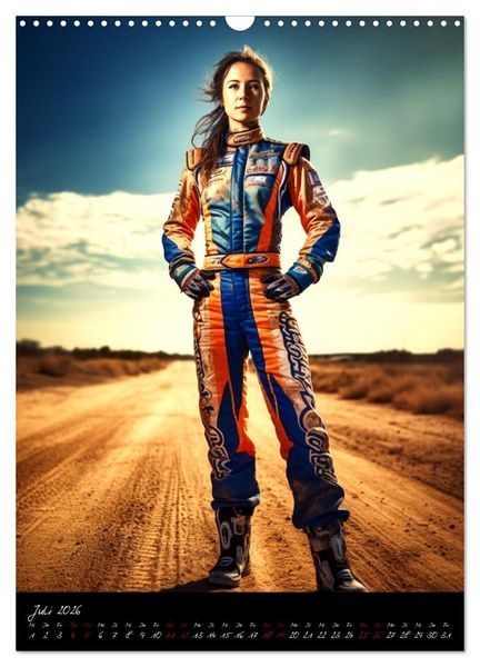 Produktbild: Dirt Race Girls (Wandkalender 2026 DIN A3 hoch), CALVENDO Monatskalender