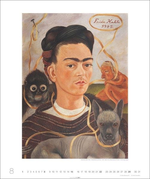Produktbild: Frida Kahlo Edition Kalender 2027