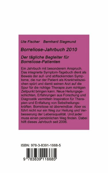 Produktbild: Borreliose Jahrbuch 2010