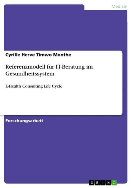 Produktbild: Referenzmodell f&uuml;r IT-Beratung im Gesundheitssystem