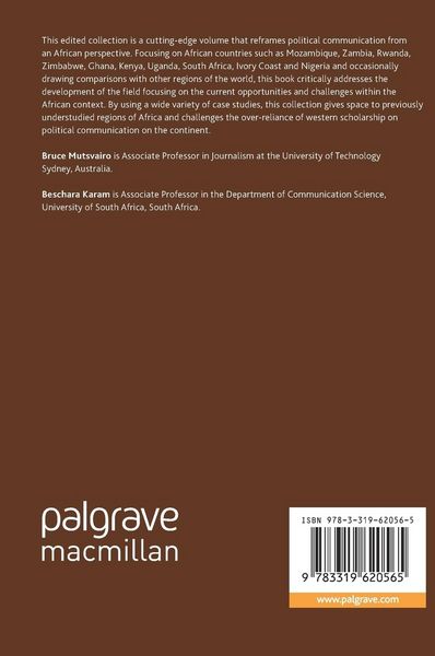 Produktbild: Perspectives on Political Communication in Africa