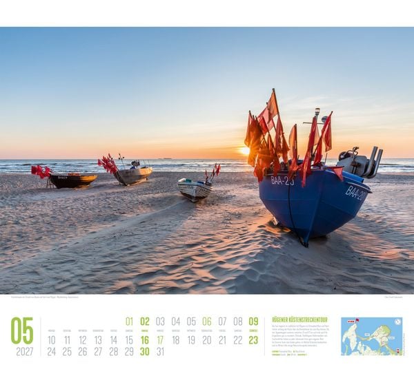 Produktbild: Deutschland Wanderland Kalender 2027 | Die sch&ouml;nsten Wanderwege
