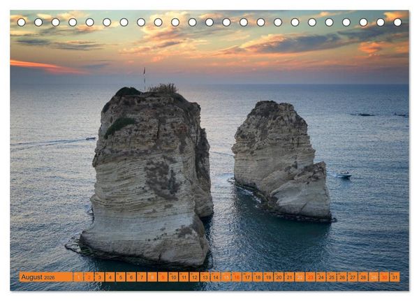 Produktbild: Beirut - auferstanden aus Ruinen (Tischkalender 2026 DIN A5 quer), CALVENDO Monatskalender