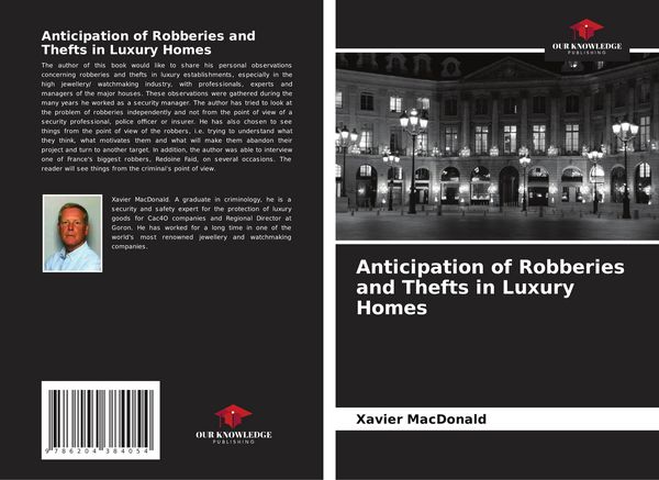 Produktbild: Anticipation of Robberies and Thefts in Luxury Homes