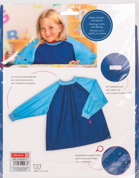 Produktbild: Brunnen Kindersch&uuml;rze mit &Auml;rmeln &brvbar; blau