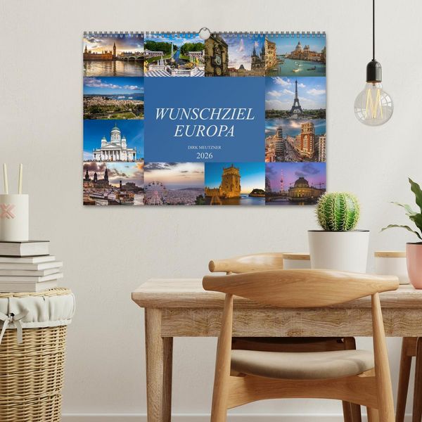 Produktbild: Wunschziel Europa (Wandkalender 2026 DIN A3 quer), CALVENDO Monatskalender