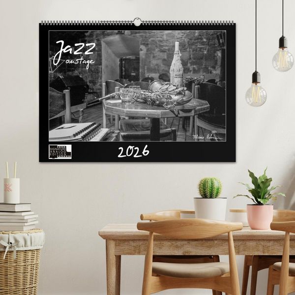 Produktbild: Jazz onstage (Wandkalender 2026 DIN A2 quer), CALVENDO Monatskalender