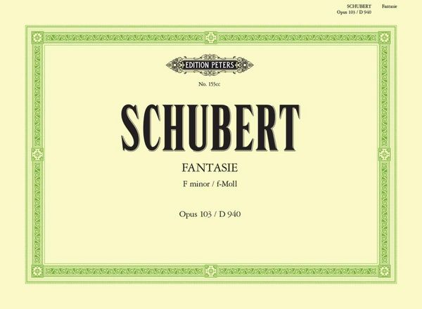 Produktbild: Fantasia in F minor Op. 103 (D940) for Piano Duet