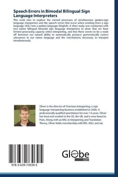 Produktbild: Speech Errors in Bimodal Bilingual Sign Language Interpreters