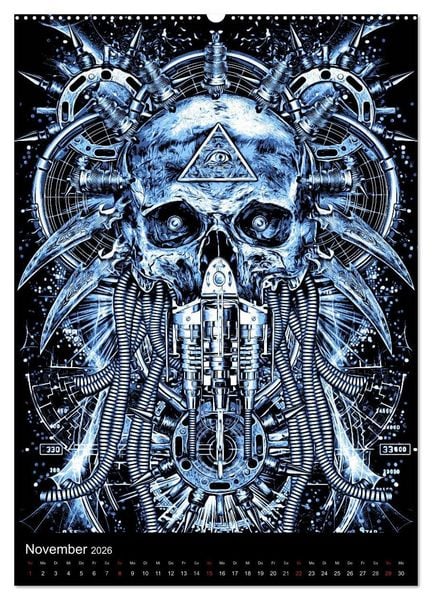 Produktbild: BLOODBOY/DARK ILLUSTRATION (hochwertiger Premium Wandkalender 2026 DIN A2 hoch), Kunstdruck in Hochglanz