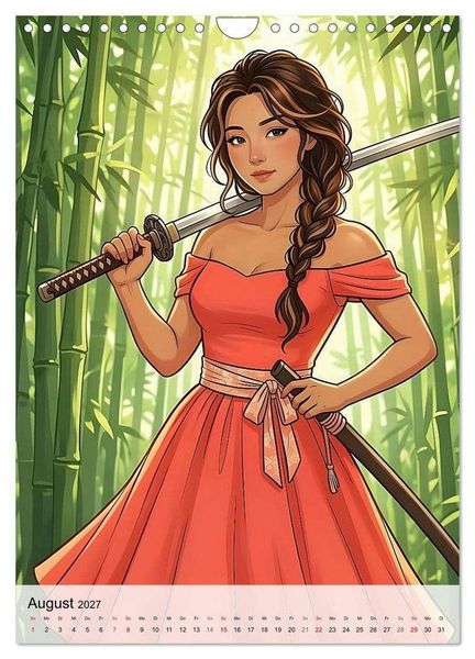 Produktbild: Ninja-Girls (Wandkalender 2027 DIN A4 hoch), CALVENDO Monatskalender