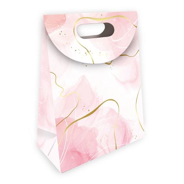 Produktbild: TR&Ouml;TSCH - Geschenktasche mit Verschluss medium Marble