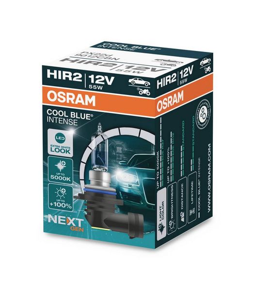 Produktbild: Osram Automotive 9012CBN Halogen Leuchtmittel COOL BLUE&reg; INTENSE HIR2 55W 12V