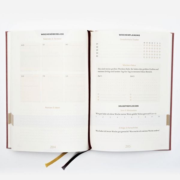 Produktbild: Das 6-Minuten-Erfolgsjournal (mittelblau)