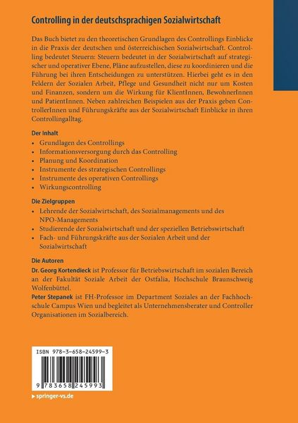 Produktbild: Controlling in der deutschsprachigen Sozialwirtschaft