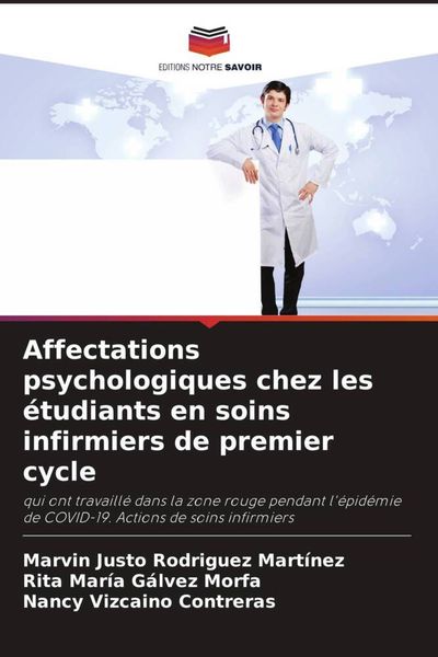 Produktbild: Affectations psychologiques chez les &eacute;tudiants en soins infirmiers de premier cycle
