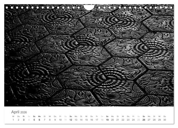 Produktbild: BARCELONA [black/white] (Wandkalender 2026 DIN A4 quer), CALVENDO Monatskalender