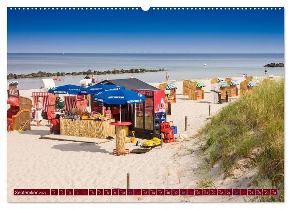 Produktbild: Mecklenburg-Western Pomerania. Impressions from the Baltic coast (High Quality Premium Wall Calendar 2027 DIN A2 landscape),CALVENDO 12 Month Wall Calendar