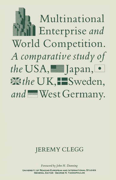 Produktbild: Multinational Enterprise and World Competition