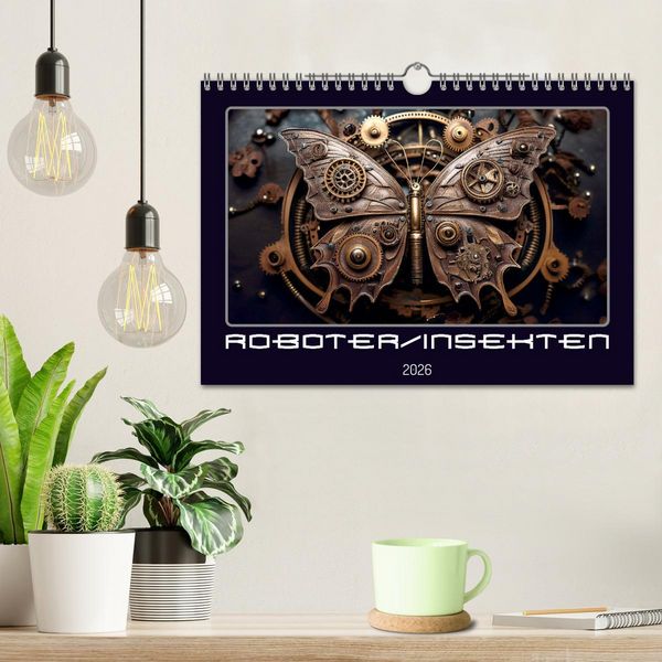 Produktbild: Roboterinsekten (Wandkalender 2026 DIN A4 quer), CALVENDO Monatskalender