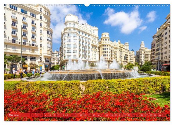 Produktbild: Zauberhaftes Valencia (hochwertiger Premium Wandkalender 2026 DIN A2 quer), Kunstdruck in Hochglanz