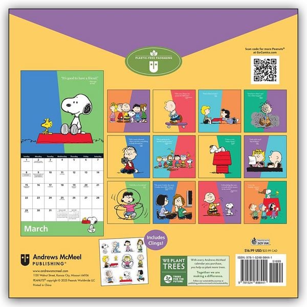 Produktbild: Peanuts 2026 – Wandkalender