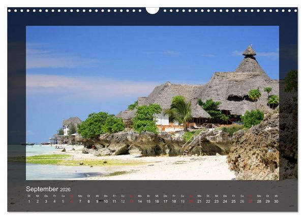 Produktbild: Sansibar (Wandkalender 2026 DIN A3 quer), CALVENDO Monatskalender