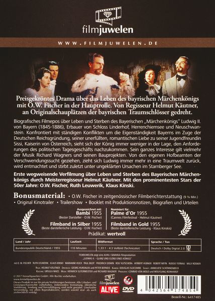 Produktbild: Ludwig II. - Glanz und Elend eines K&ouml;nigs - filmjuwelen