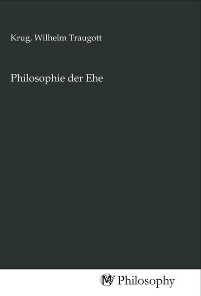 Produktbild: Philosophie der Ehe