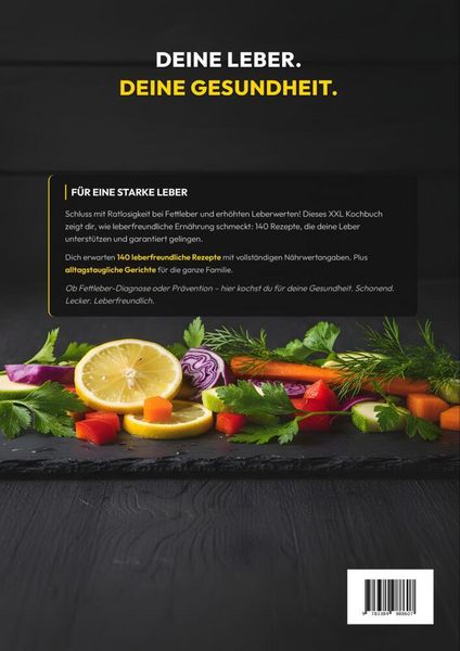 Produktbild: XXL Fettleber Kochbuch f&uuml;r Senioren: 140 leberfreundliche Rezepte f&uuml;r den Alltag
