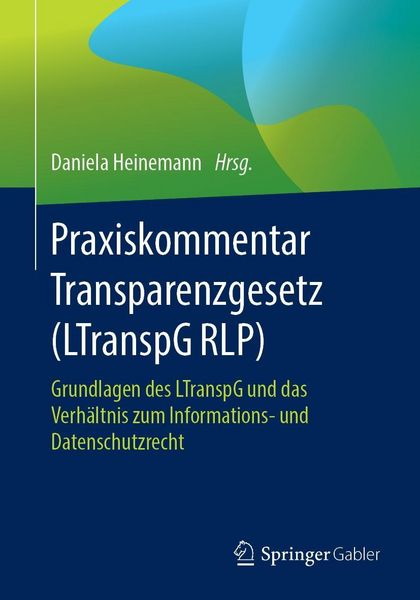 Produktbild: Praxiskommentar Transparenzgesetz (LTranspG RLP)