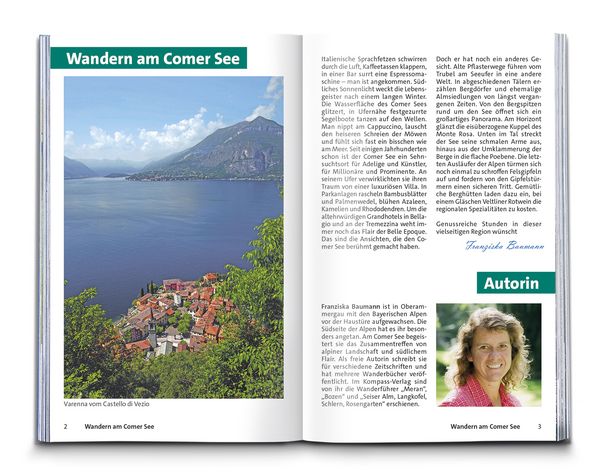 Produktbild: KOMPASS Wanderf&uuml;hrer Comer See, 50 Touren mit Extra-Tourenkarte