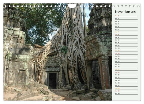 Produktbild: Asien - Thailand und Kambodscha (Wandkalender 2026 DIN A4 quer), CALVENDO Monatskalender