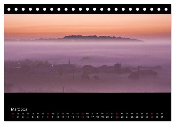 Produktbild: NEBEL (Tischkalender 2026 DIN A5 quer), CALVENDO Monatskalender