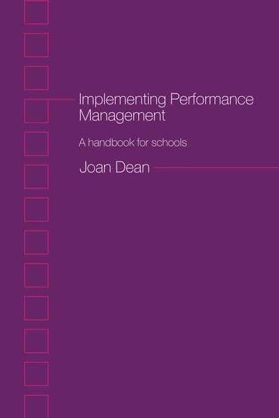 Produktbild: Dean, J: Implementing Performance Management