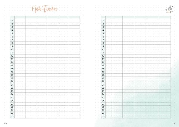 Produktbild: N&auml;hen &ndash; Mein Bullet Journal &ndash; Besser planen & N&auml;htr&auml;ume verwirklichen