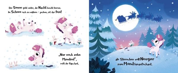 Produktbild: Nur noch zehn Minuten bis Weihnachten, kleines Einhorn