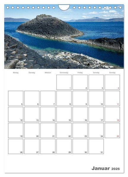 Produktbild: Schottland f&uuml;r Naturliebhaber (Wandkalender 2026 DIN A4 hoch), CALVENDO Monatskalender