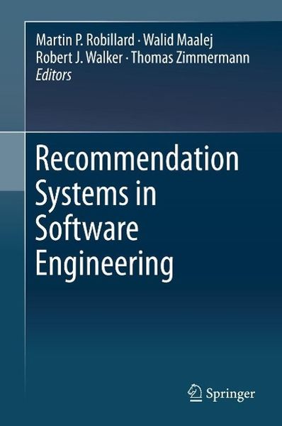 Produktbild: Recommendation Systems in Software Engineering
