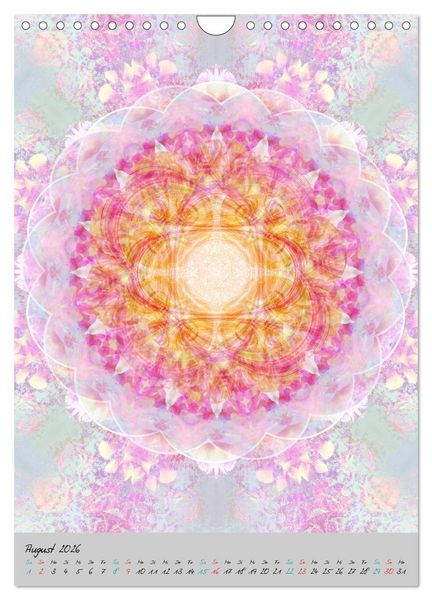 Produktbild: MANDALAS der Natur (Wandkalender 2026 DIN A4 hoch), CALVENDO Monatskalender
