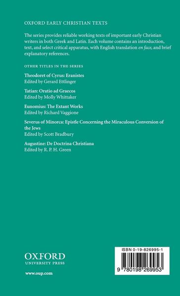 Produktbild: de Bono Coniugali, de Sancta Virginitate