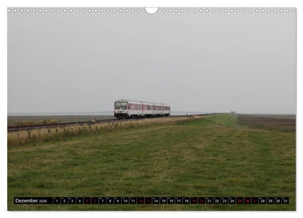 Produktbild: Die Marschbahn (Wandkalender 2026 DIN A3 quer), CALVENDO Monatskalender