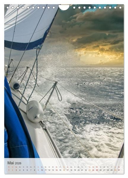 Produktbild: Segeln - meine Leidenschaft (Wandkalender 2026 DIN A4 hoch), CALVENDO Monatskalender