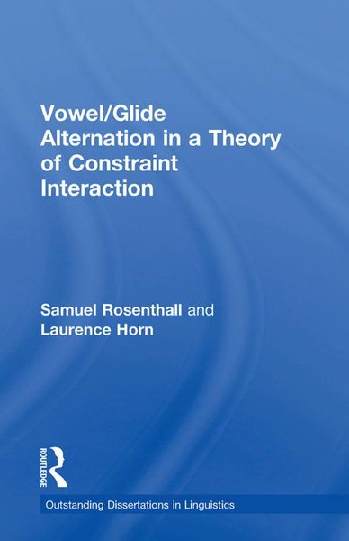 Produktbild: Vowel/Glide Alternation in a Theory of Constraint Interaction