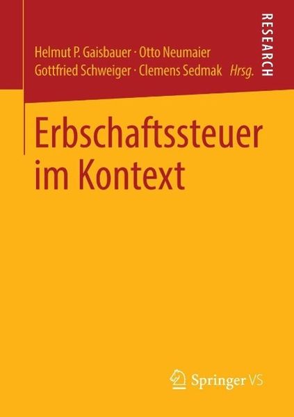 Produktbild: Erbschaftssteuer im Kontext
