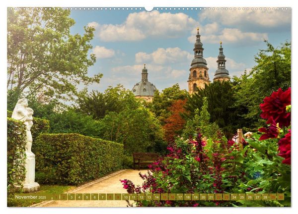 Fulda in Bildern - Das Herz Hessens (hochwertiger Premium Wandkalender 2025 DIN A2 quer), Kunstdruck in Hochglanz