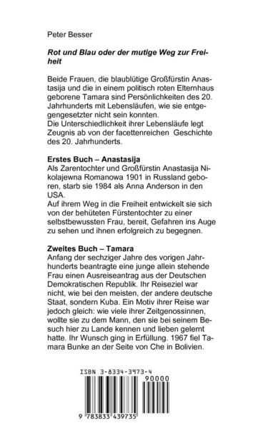 Produktbild: Rot und Blau oder der mutige Weg zur Freiheit