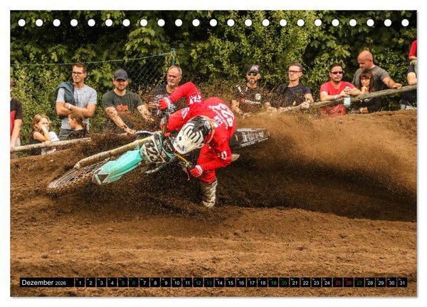 Produktbild: MOTOCROSS 2026 (Tischkalender 2026 DIN A5 quer), CALVENDO Monatskalender