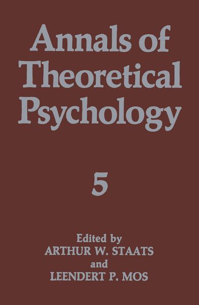 Produktbild: Annals of Theoretical Psychology