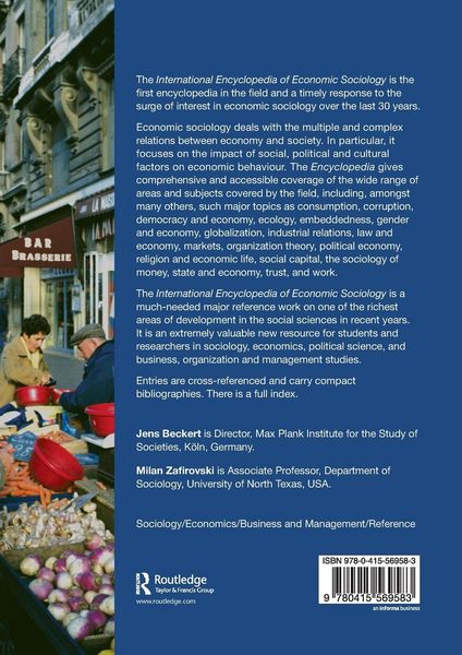 Produktbild: International Encyclopedia of Economic Sociology
